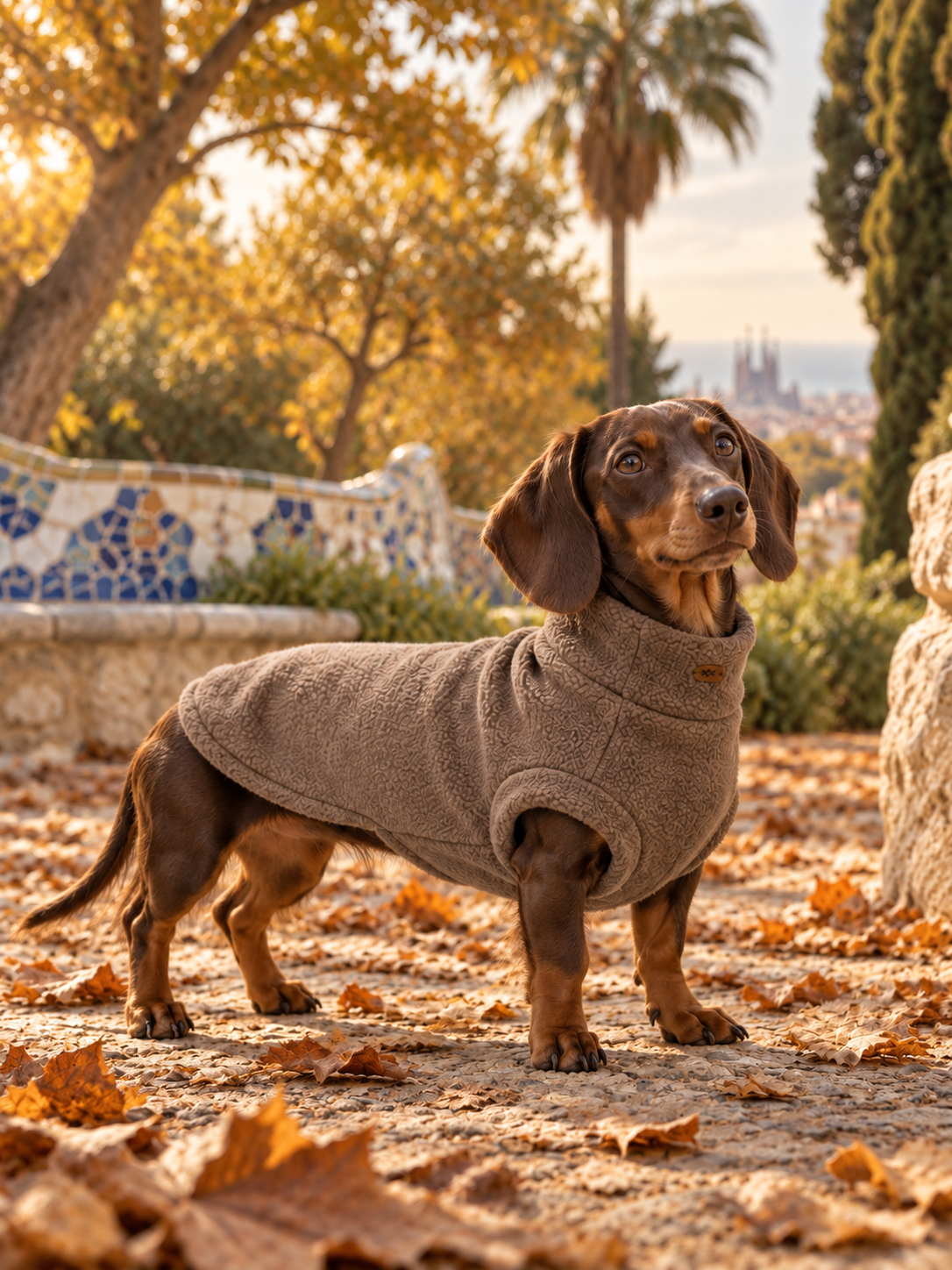Fleece-Mantel Alaska Brown