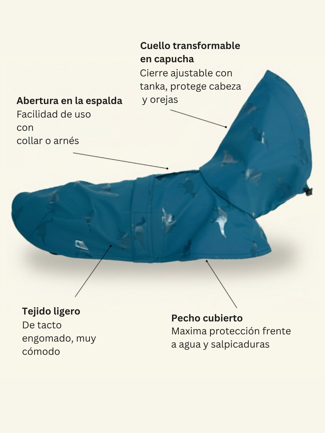 Tintin Dino Raincoat