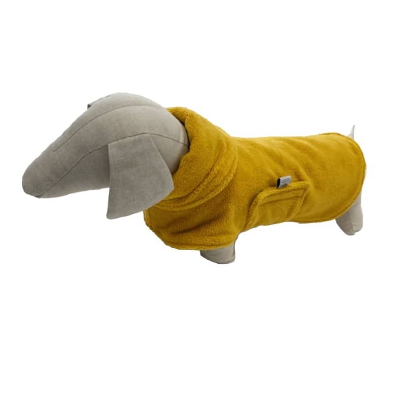 Hundebademantel Spa Mustard - 1