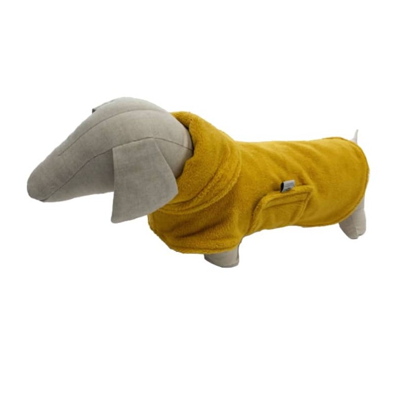 Hundebademantel Spa Mustard - 1