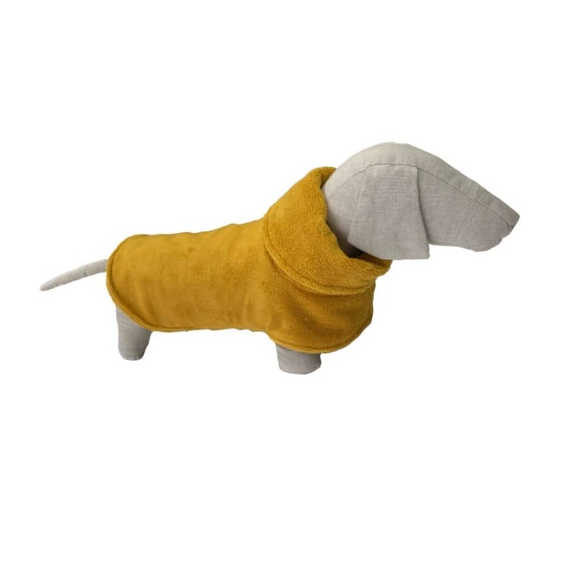 Hundebademantel Spa Mustard - 2
