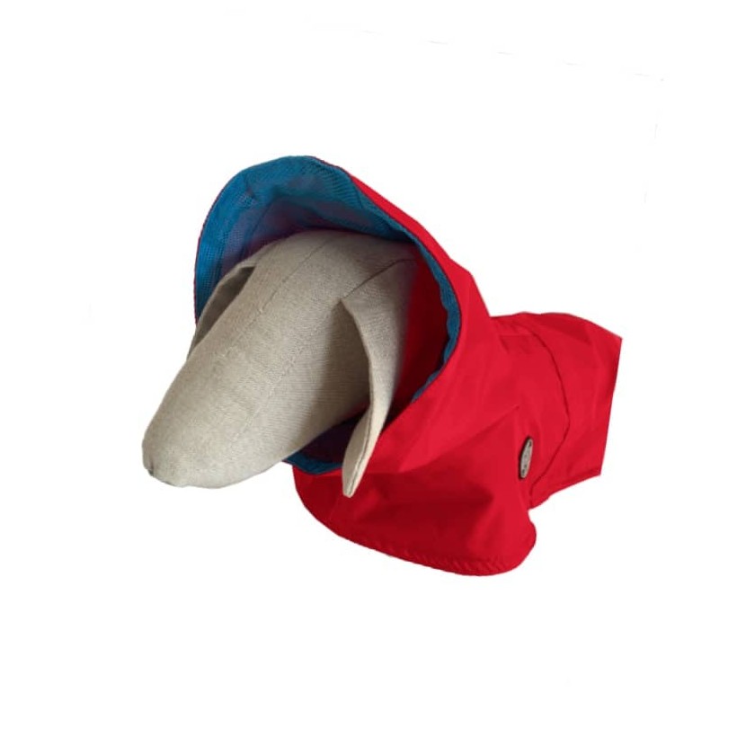 Hunderegenjacken Tintin Air Red - 4