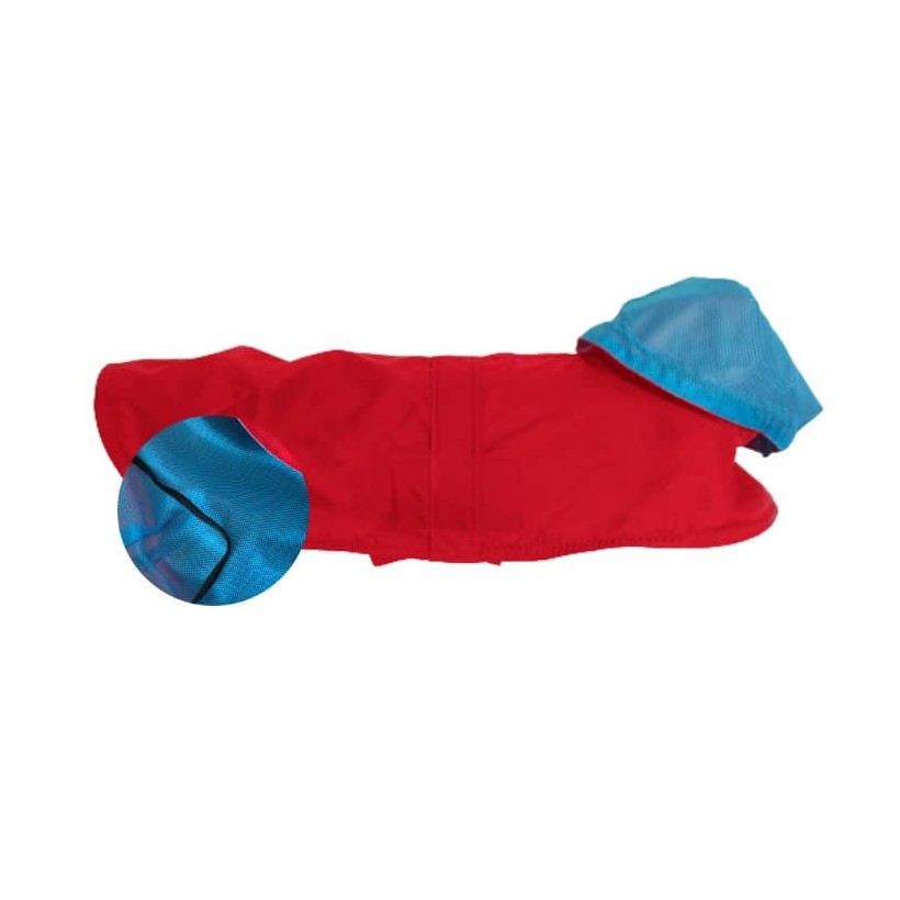 Hunderegenjacken Tintin Air Red - 1