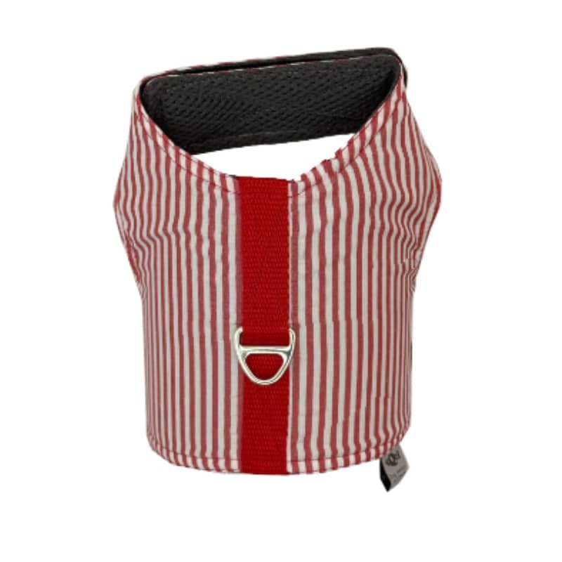 Hundegeschirr Stripes Red für den Sommer
