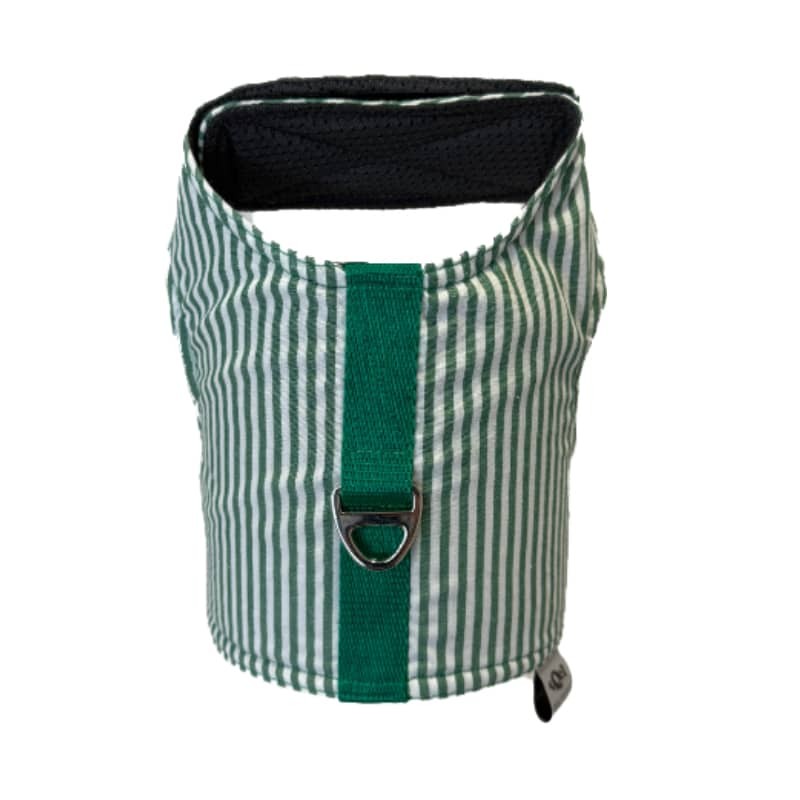 Hundegeschirr Stripes Green für den Sommer