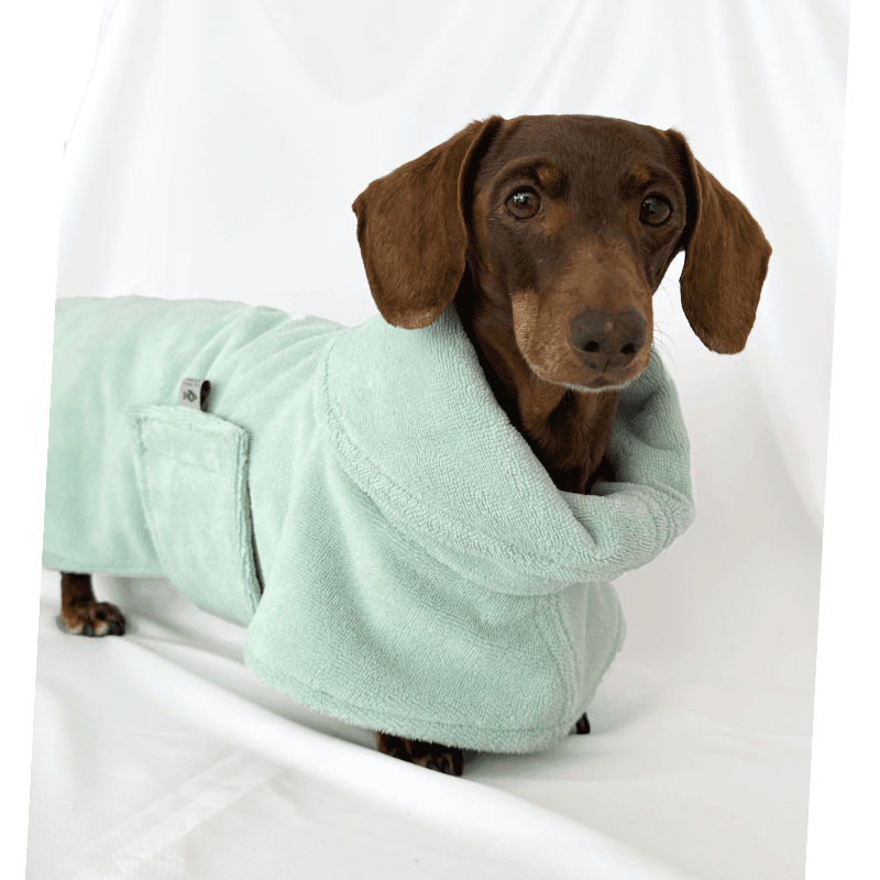 Hundebademantel Spa Mint
