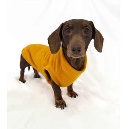 Hundefleecemantel Alaska Mustard