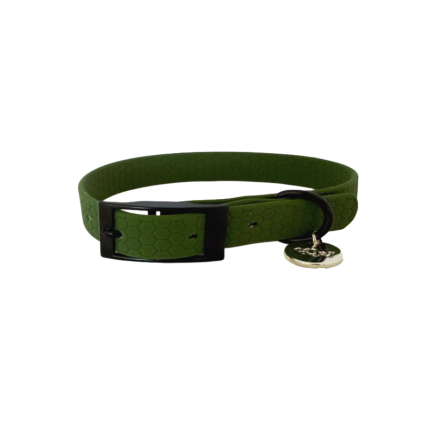 Olive wasserdichtes Hundehalsband