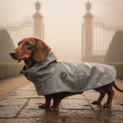Tintin Shark dog raincoat