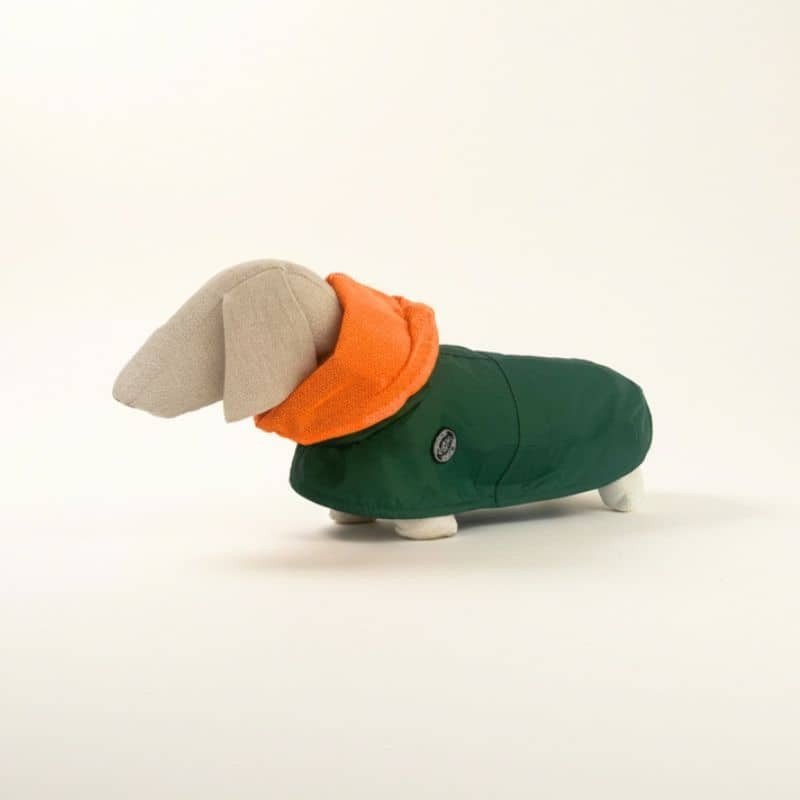 Hunderegenjacken Tintin Air Green