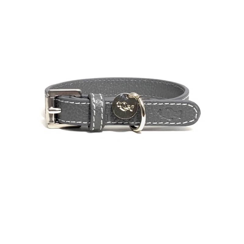 Hundehalsband Grey aus Leder