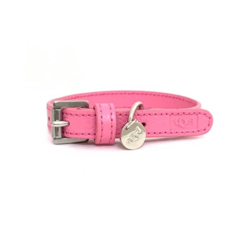 Hundehalsband Rose aus Leder