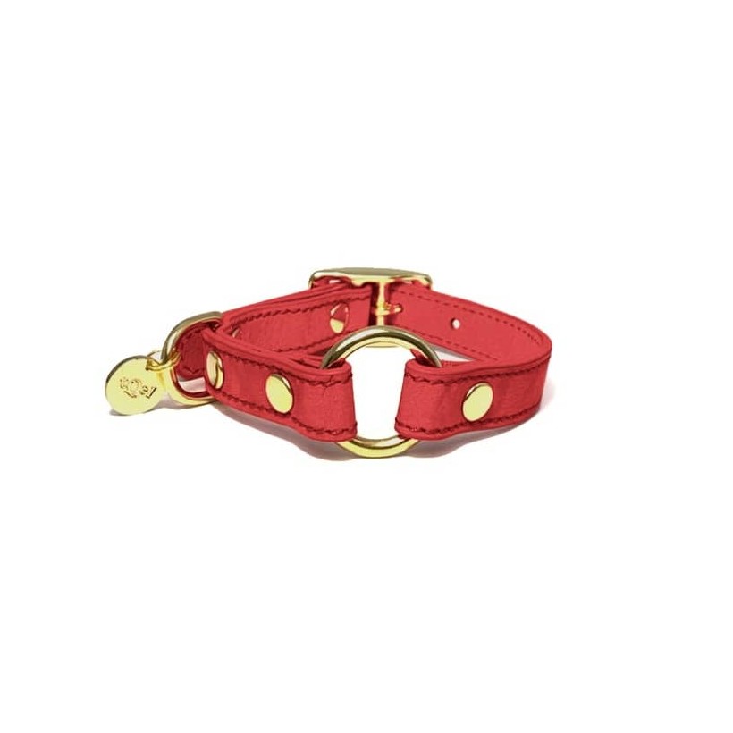 Hundehalsband Cherry aus Nubukleder - 2