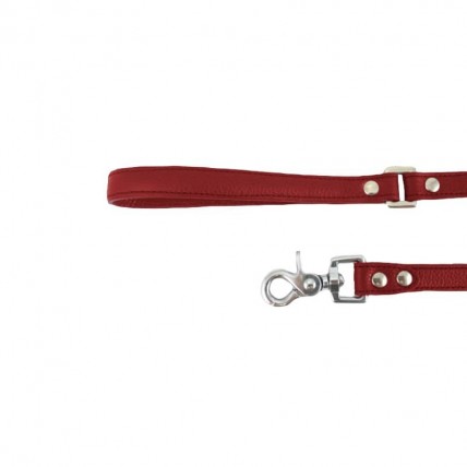 Hundeleine Marsala aus Leder - 2