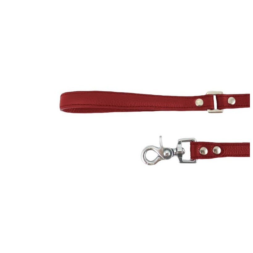 Hundeleine Marsala aus Leder - 2