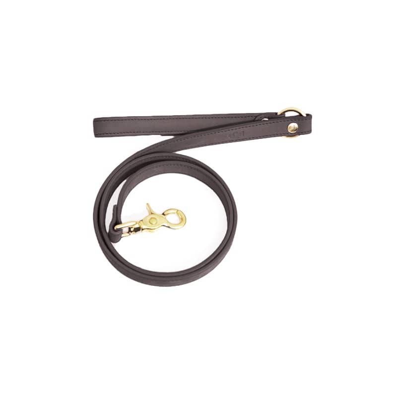 Hundeleine Café aus Nubukleder - 1