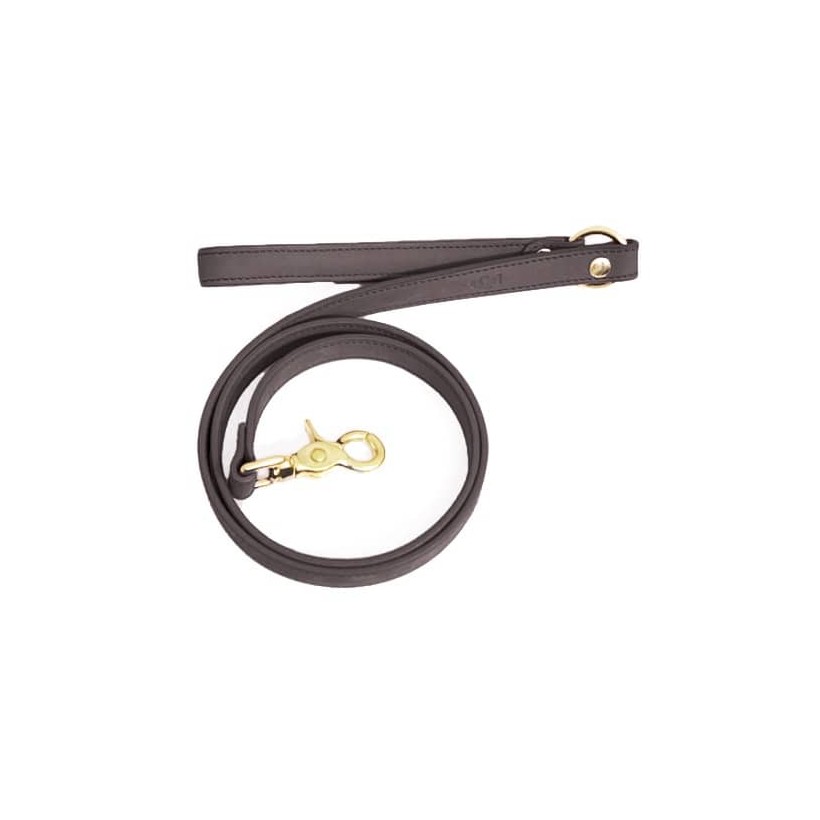 Hundeleine Café aus Nubukleder - 1