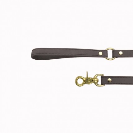 Hundeleine Café aus Nubukleder - 2