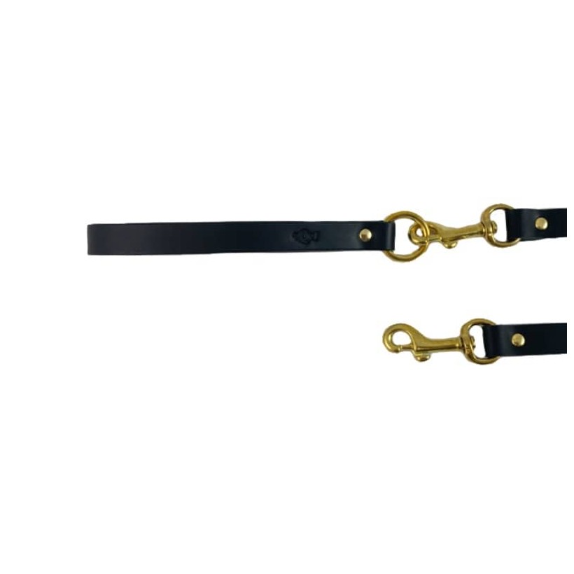 Hundeleine Galant Black aus Nubukleder - 2