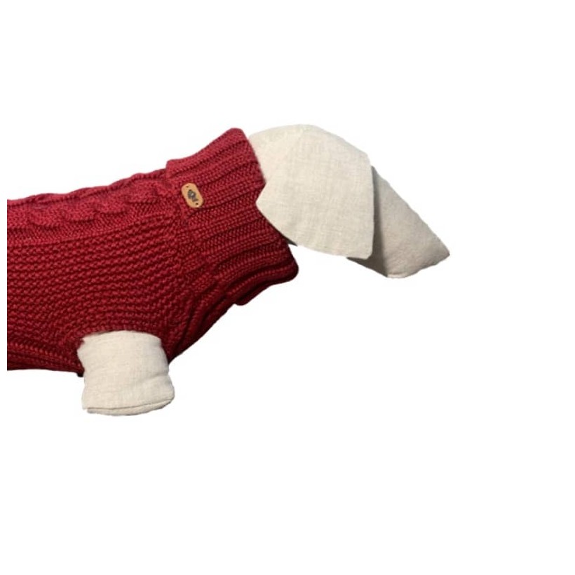 Hundepullover James Burgundy - 2