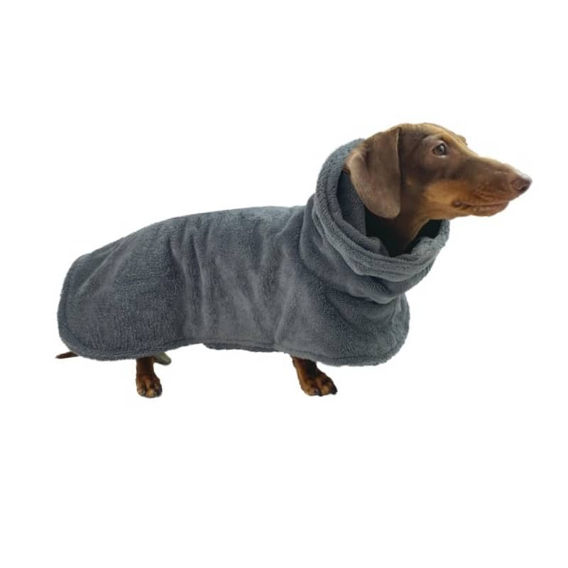 Hundebademantel Spa Grey