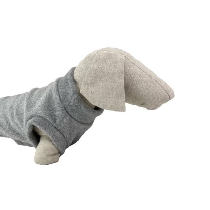 Hundefleecemantel Alaska Grey - 4