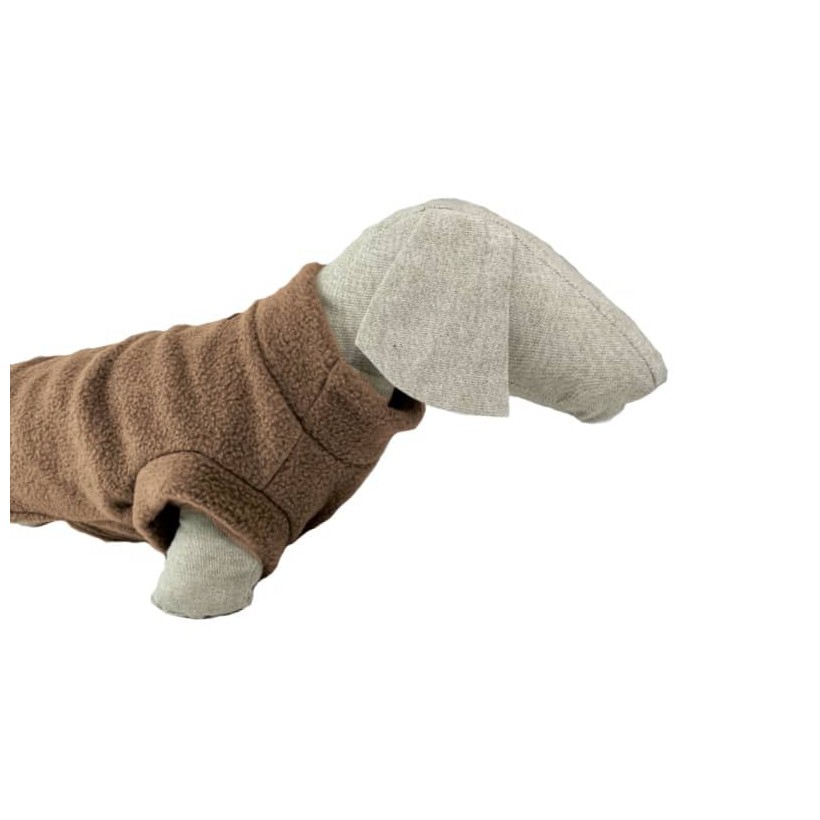 Hundefleecemantel Alaska Brown - 6