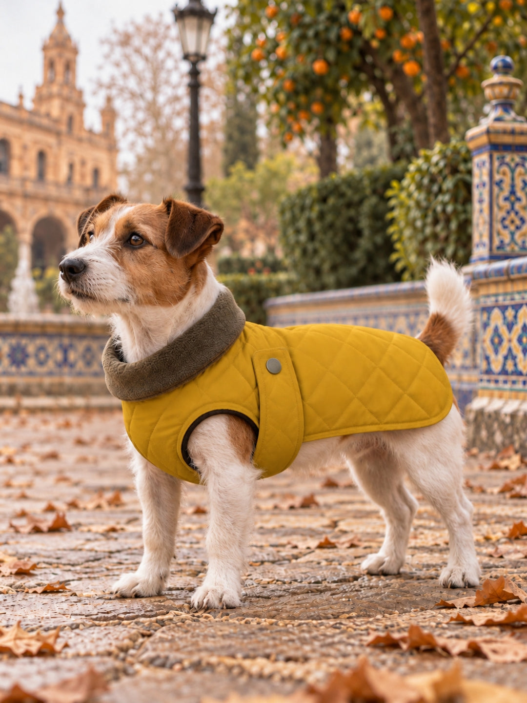 Abrigo impermeable para perros